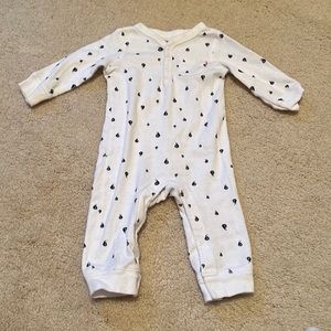 Footless onesie with boats, 6 months